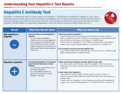 Hep C understanding your test results.