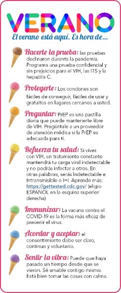 Summer Fun Sexual Health Promotion - Spanish