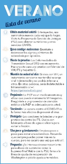 Drug User Health Promotion - Spanish