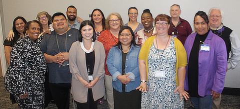  CHW Leadership Committee Members at a meeting in June 2023