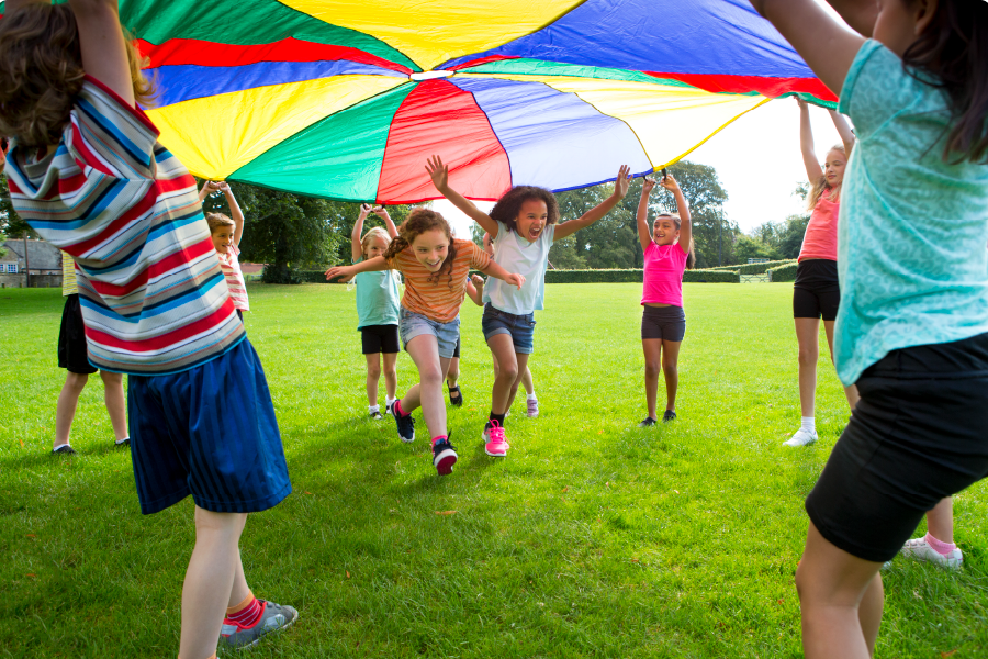 Kids Playing on Playground