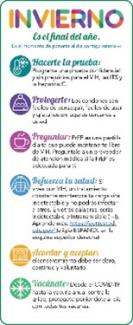 Winter checklist for health Spanish