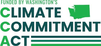 Funded by Washington's Climate Commitment Act Logo